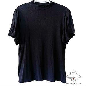 💎3/30💎 GEORGE Ribbed Knit Mock Neck Shirt